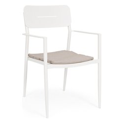 Sedia con braccioli alluminio NEBULA Vapor 0663772