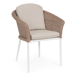 Sedia con braccioli alluminio, fibra sintetica OCEANA Vapor 0663762