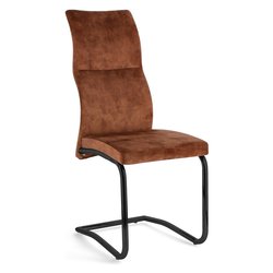 THELMA Sedia Velluto ruggine