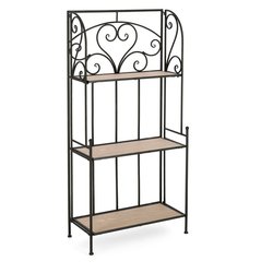 GUENDA Scaffale arredo Nero (60x125hcm)