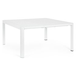 Tavolo da esterno alluminio KIPLIN Allungabile Bianco (149x97x77,5cm) 0663465