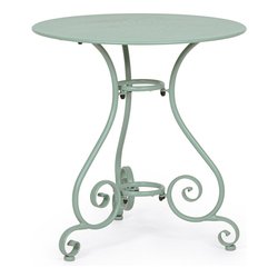 Tavolo da esterno acciaio ETIENNE Fisso Frosty (70x72cm) 0802962