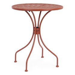 Tavolo da esterno acciaio LIZETTE Fisso Picant (60x71cm) 0802991