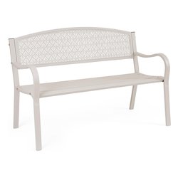 Panchina acciaio LIZETTE 2 posti Griz 0802994