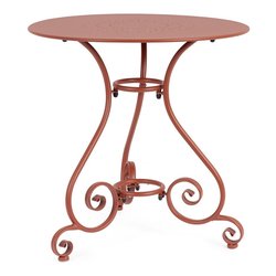 Tavolo da esterno acciaio ETIENNE Fisso Picant (70x72cm) 0802985