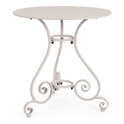 Tavolo da esterno acciaio ETIENNE Fisso Griz (70x72cm) 0802986