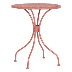 Tavolo da esterno acciaio LIZETTE Fisso Bitter (60x71cm) 0802970