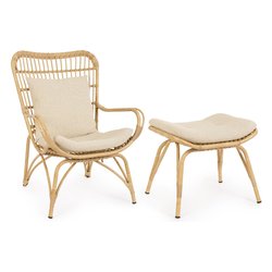 Sedia con braccioli fibra sintetica MAELA 0660423