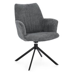 ALEXANDER Girevole Poltrona Grigio scuro