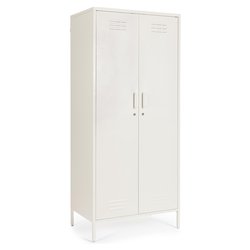 CAMBRIDGE Armadio 2 Ante battenti Bianco crema (80cm) Mobile KIT