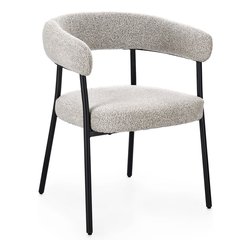 GIAELE Sedia Nero e Tortora