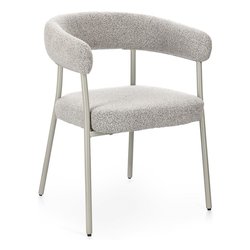 GIAELE Sedia Warm grey e Tortora