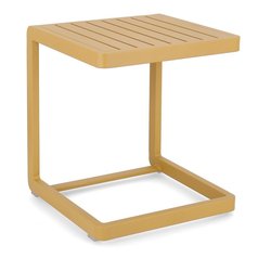 Tavolino da esterno alluminio KONNOR Senape (40x40x45cm) 0663312