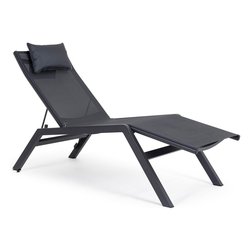 Lettino prendisole lineare KRION Antracite 0663343