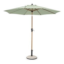 Ombrellone acciaio PALINURO Naturale e Menta (3mt) 0795872