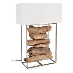 Lampada tavolo KUBI Bianco (54x20x76cm) 0826622 1 luce - E27 - Max 60W