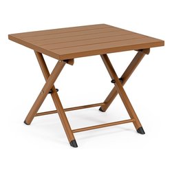 Tavolino da esterno alluminio TAYLOR Pecan (44x43x36cm) 0663290