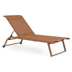 Lettino prendisole alluminio TAYLOR Pecan 0663280