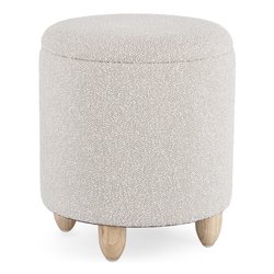 ZENA Pouf Grigio chiaro