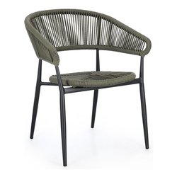 ALGAIDA Sedia Antracite e Verde