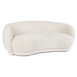 TECLA Divano 2 posti curvo Naturale