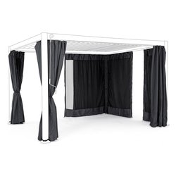 Set tende pergola poliestere OCEAN Antracite 0795778