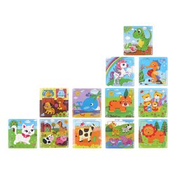 Puzzle 9 pz 24m+ (15x15cm) SIR WOOD Assortito 42800