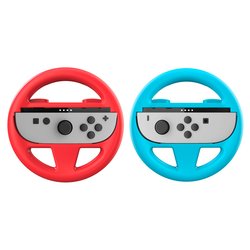 Volante simulatore guida SWITCH 2 Dual Wheel Set for Joy Con 2 Blue e Red SWITCHNEWDUALWHEEL