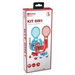 Set videogioco SWITCH 2 Kit 6in1 Red e Blue 95779