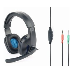 Cuffie gaming Black e Blue GHS 04