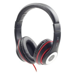 Cuffie microfono filo Black e Red MHS LAX B