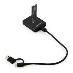 Docking hard disk M.2 SSD Drive Black DD U3M2
