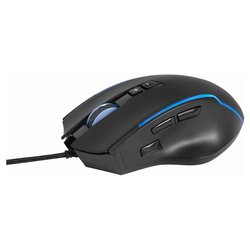 Mouse Gaming Wired Black e Blue MUSG RAGNAR RX300