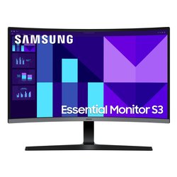 Monitor 27 ( LED Full HD 1080p 100Hz ) ESSENTIAL S3 Curvo Black LS27D396GAUXEN