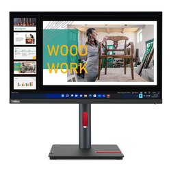 Monitor 23,8 ( IPS 2K 1440p QHD 60Hz ) THINKVISION P24q 30 QHD pivot Raven black 63B4GAT6EU