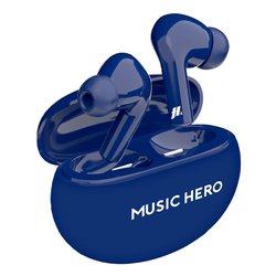 Auricolari microfono bluetooth MUSIC HERO X Beat Tws Blue MHTWSBEATBTNORB