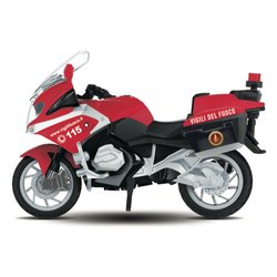 Moto con luci e suoni scala 1:20 (18,5cm) VIGILI DEL FUOCO 0349