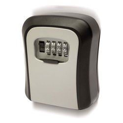 Cassaforte a combinazione da parete (9,5x4x11,5cm) GUARDIANKEY Grigio e Nero KG4C