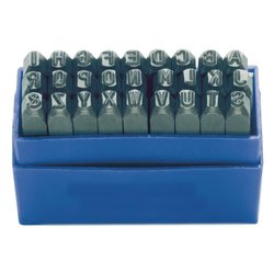 Set punzoni alfabetici 27 pz (6x70mm) 6558.00.006