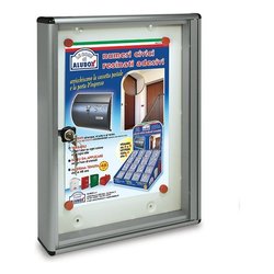 Bacheca A4 Argento metallizzato (30x5x40 cm) 23BCN01 AM