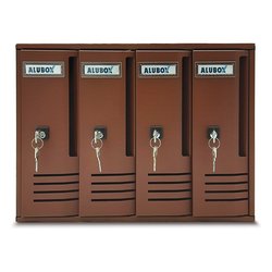 Cassetta posta condominiale 4 p (42x17,5x30cm) CUBO Ruggine 20C4RU