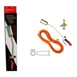 Cannello riscaldatore per gas GPL PROFESSIONAL set completo con tubo 10 mt (75x6 cm) I071LKR