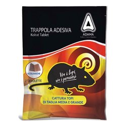Trappola Kolrat cattttura topi adesiva 2 pz (19x28 cm) AD180315