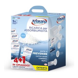 Assorbiumidità sali ricarica 5 buste da 450 gr Inodore 243604