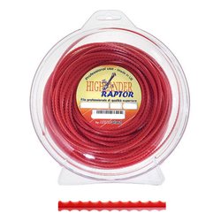 Filo decespugliatore HIGHLANDER RAPTOR Rosso d. 3mm 24m 1411 0130