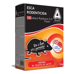 Esca Ratibrom 5.0 topicida in pasta 1,5 kg (3 buste da 500 gr cad.) AD180207