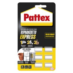 Collante bicomponente universale Ripara Express in pasta Bianco 6 pad (30 gr) 2668472