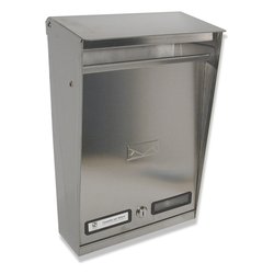 Cassetta posta con tettuccio (25x9x39cm) Cromo 10 012