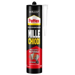 Colla montaggio MILLE CHIODI Extreme Bianco cartuccia per pistole 460 gr 2708148