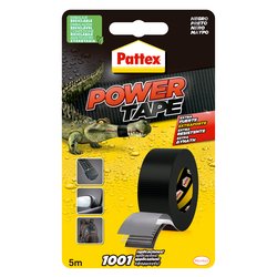Nastro telato 5cm x 5m POWER TAPE Nero 2893899